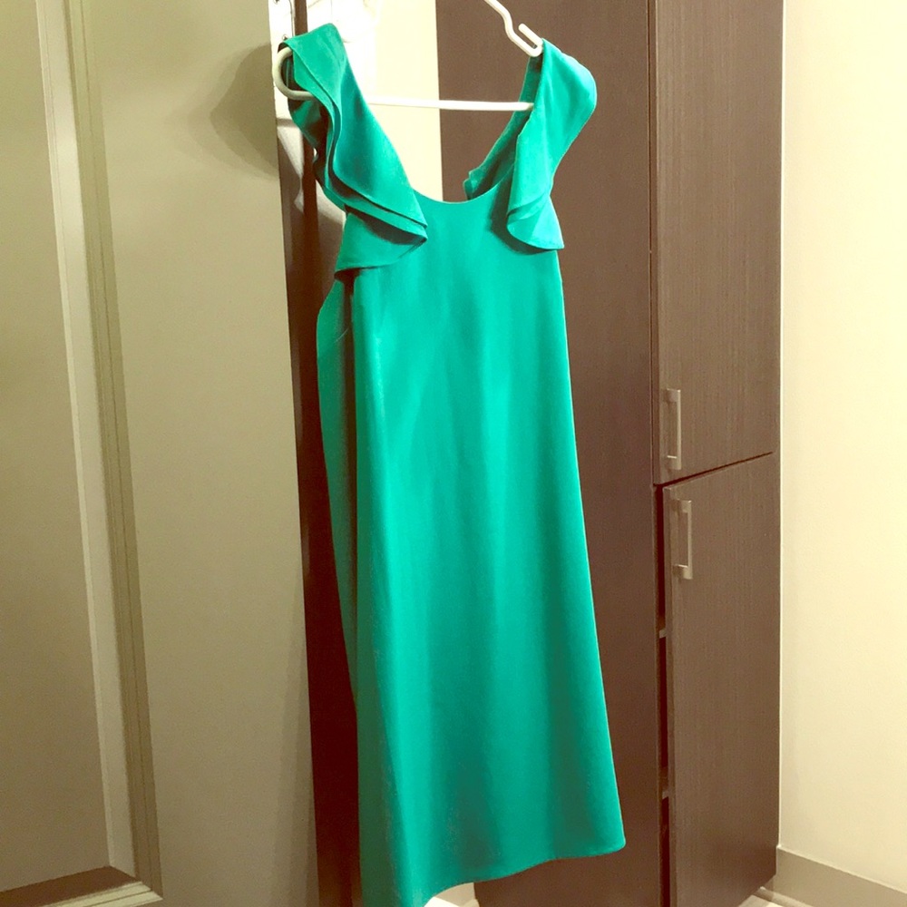 CeCe Green Midi Dress